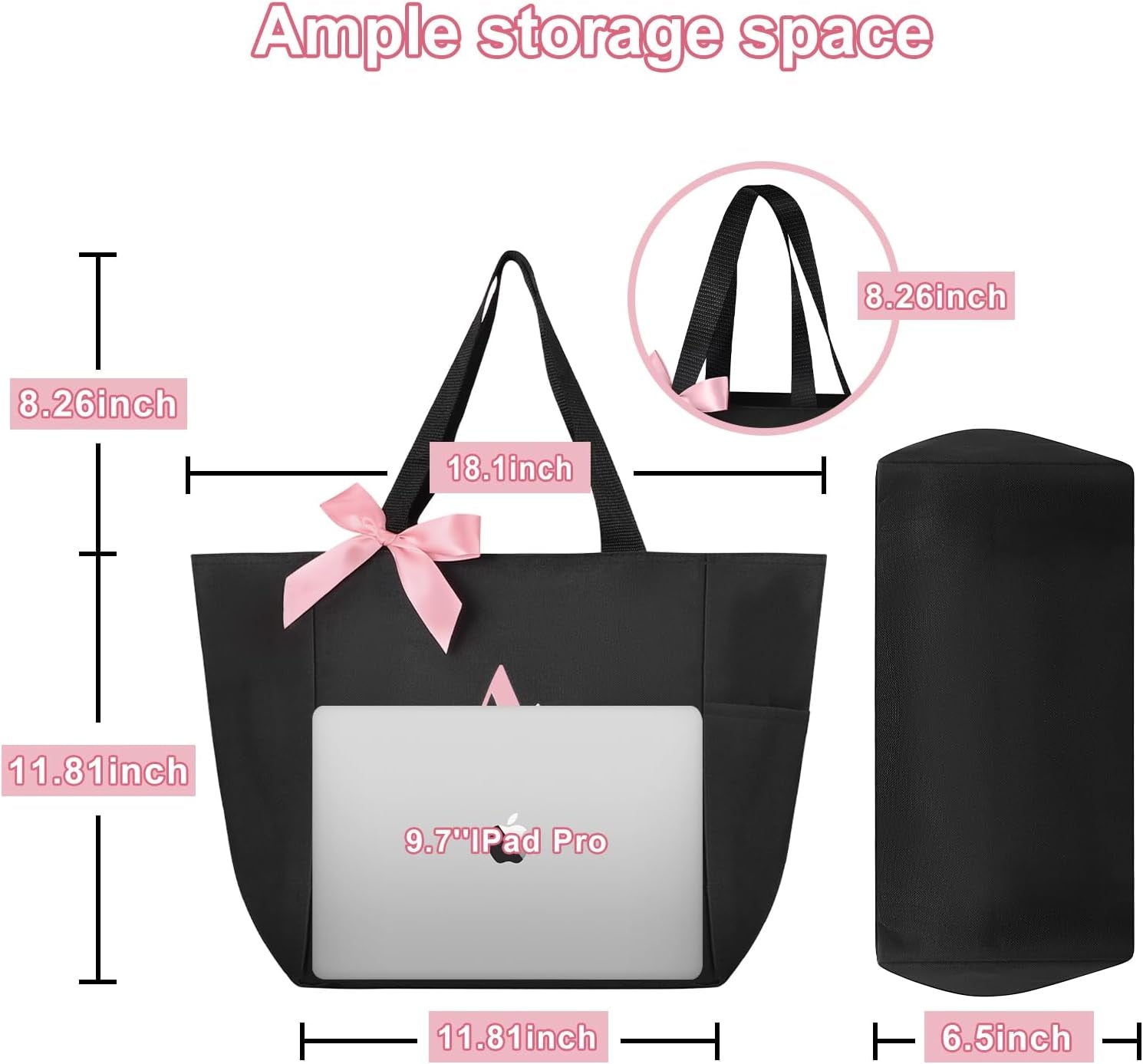 Monogrammed A-Z Waterproof Tote Bag – Bridesmaid Gift