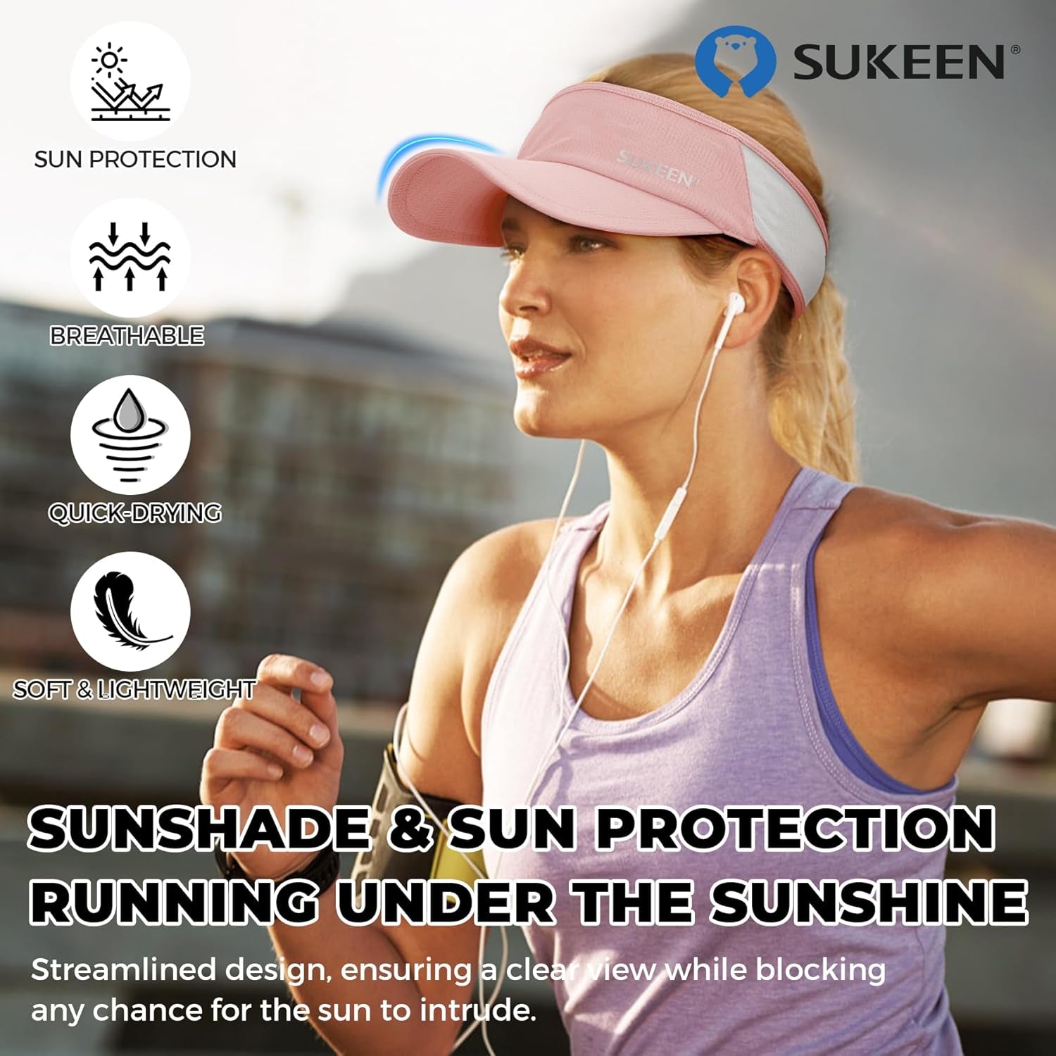 Lightweight Sports Sun Visor for Men &amp; Women