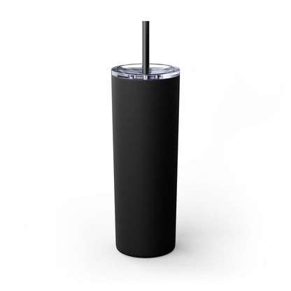 Let That Shit Go Skinny Tumbler | Zen Inspired Stress Free Drinkware | Stylish &amp; Sleek Insulated Tumbler