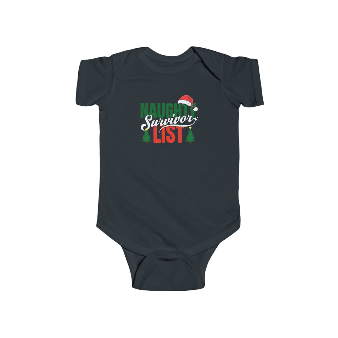 Naughty List Survivor Infant Onesie Bodysuit