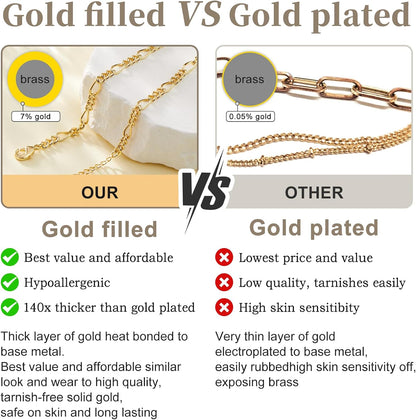 Dainty Gold &amp; Silver Bracelet Set for Women