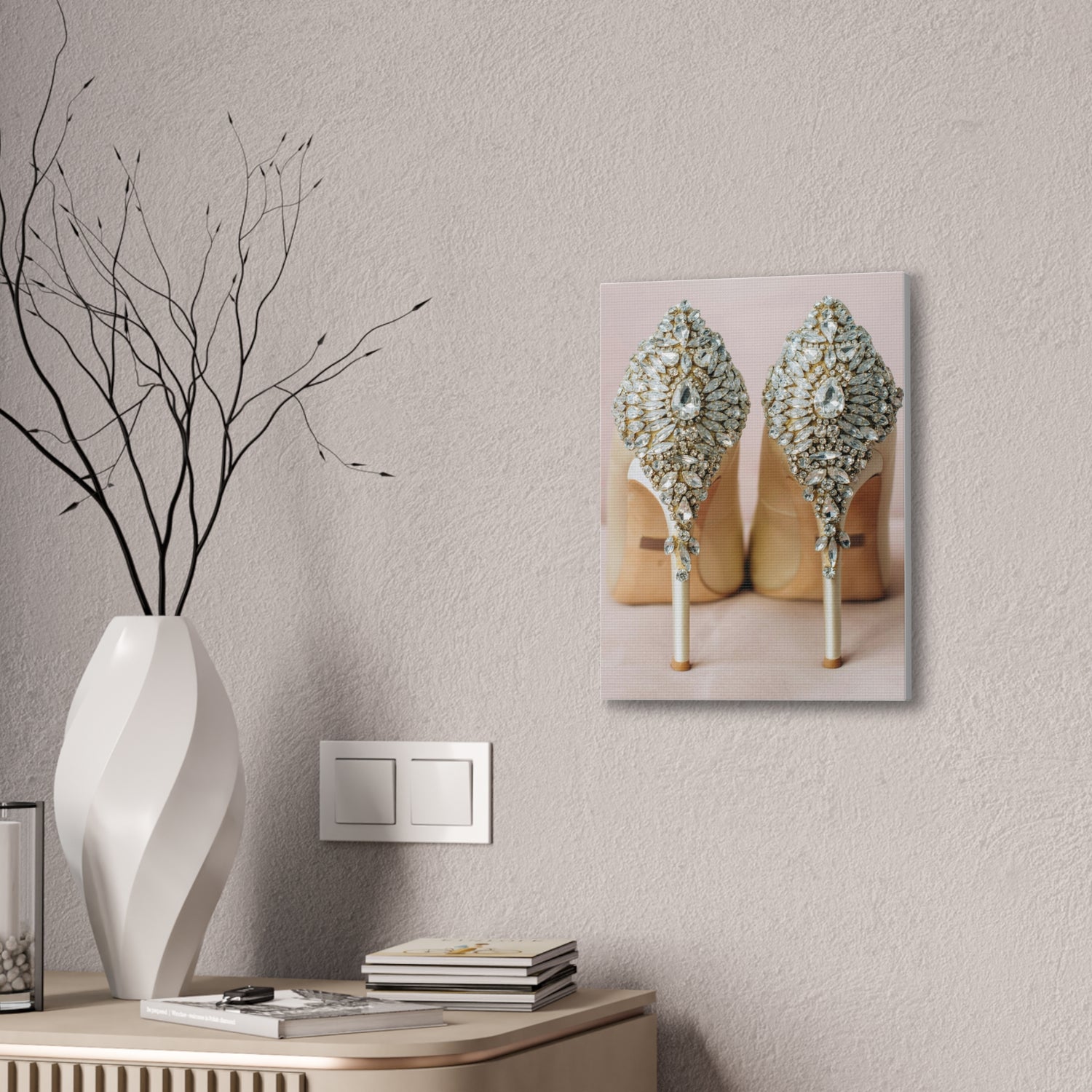 Elegant High Heel Canvas Art