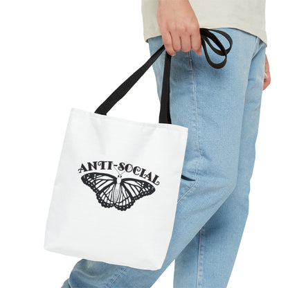 Anti-Social Butterfly Tote Bag
