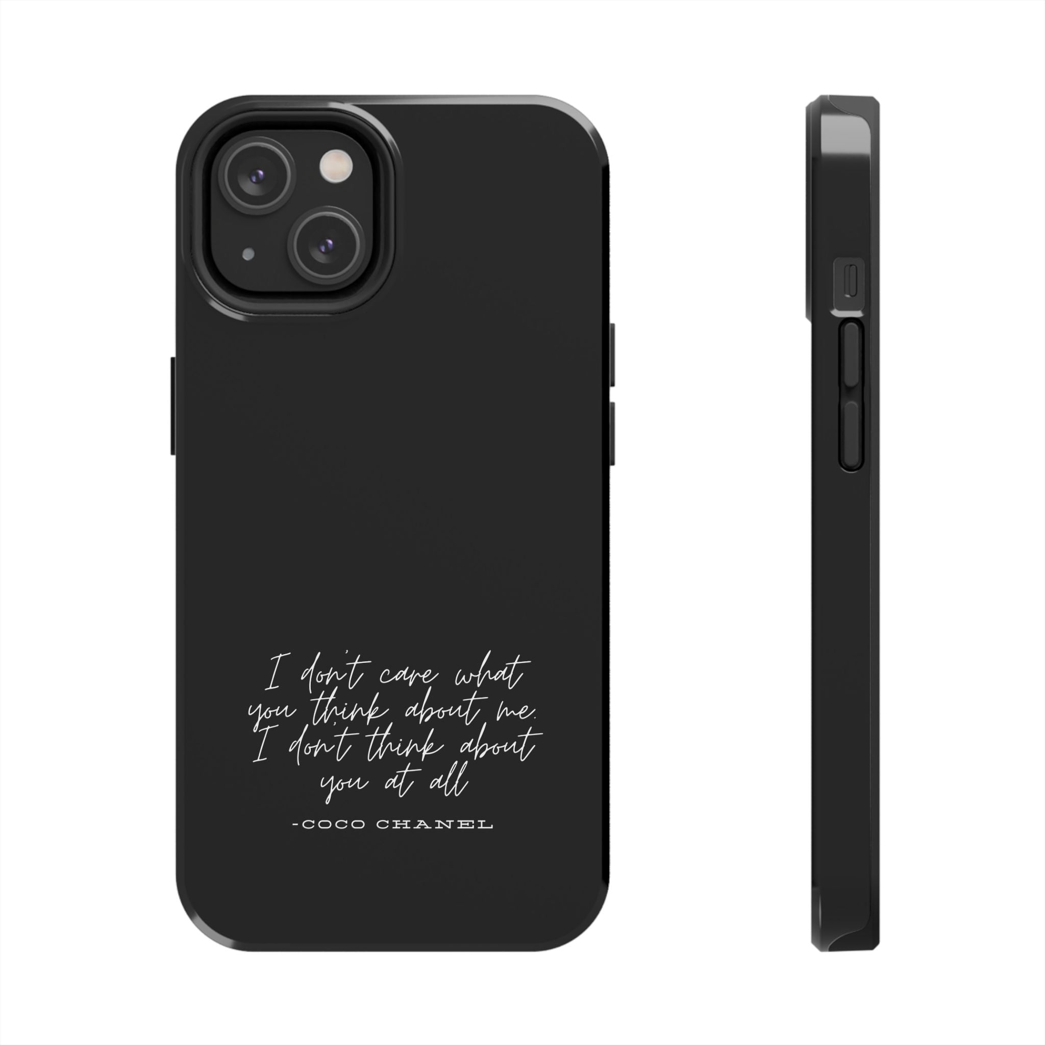 Chic Phone Cases, Fashionable Coco Chanel Quote Phone Case, Luxury Gift for Her, Designer Quote Phone Cover, Stylish Mobile Accessory