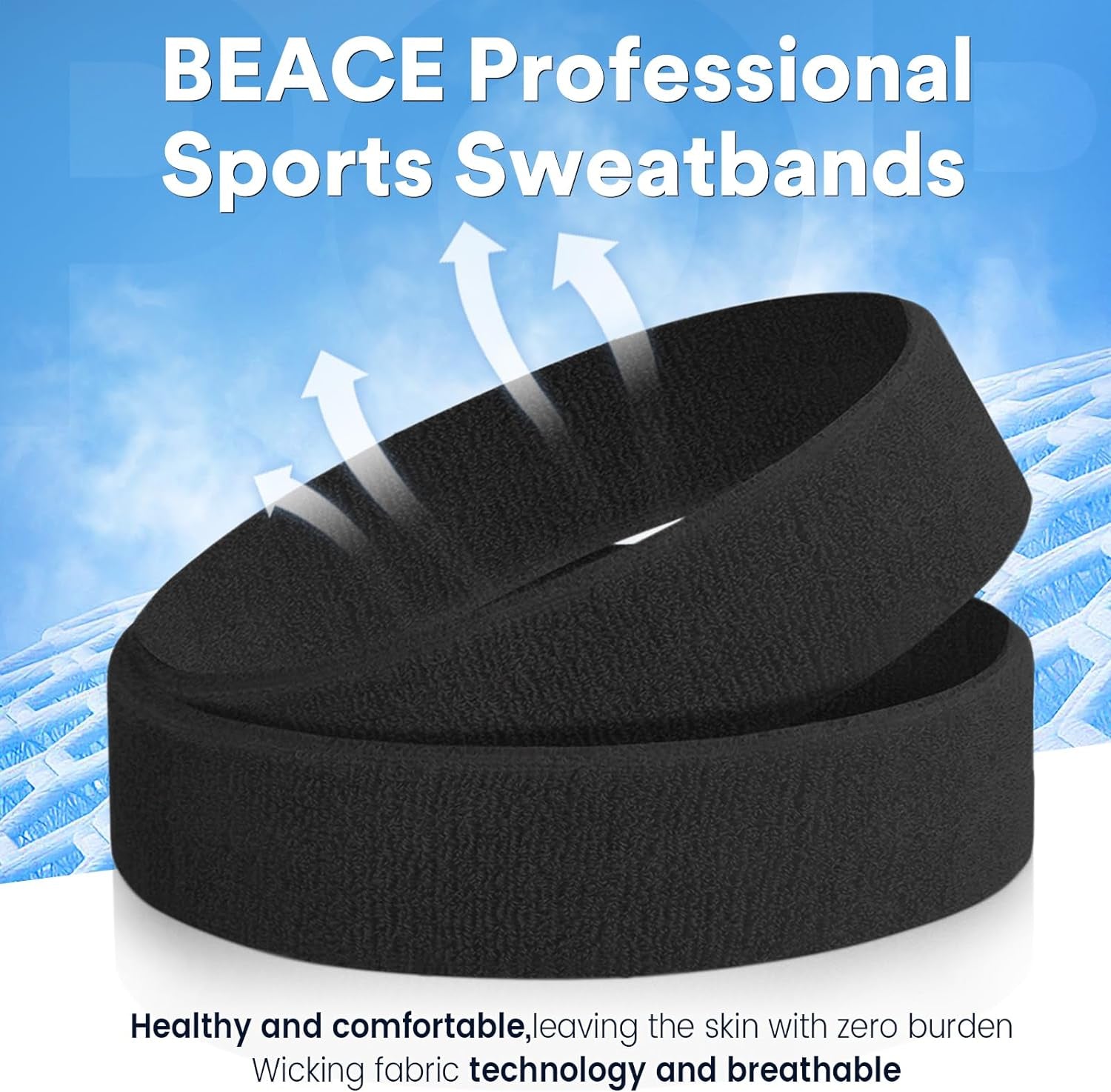 Cotton Sports Sweatband for Men &amp; Women
