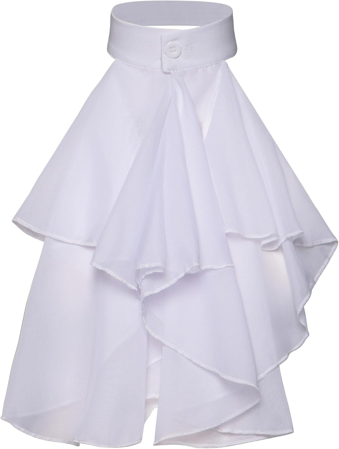 Victorian Gothic Ruffled Jabot Collar