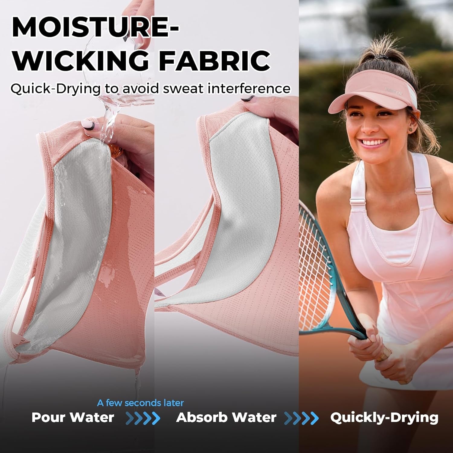 Lightweight Sports Sun Visor for Men &amp; Women