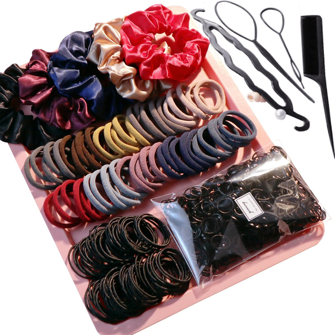 755PCS Hair Accessories Set for Thick Curly Hair