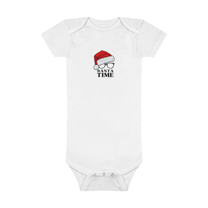Santa Time Baby Short Sleeve Onesie®