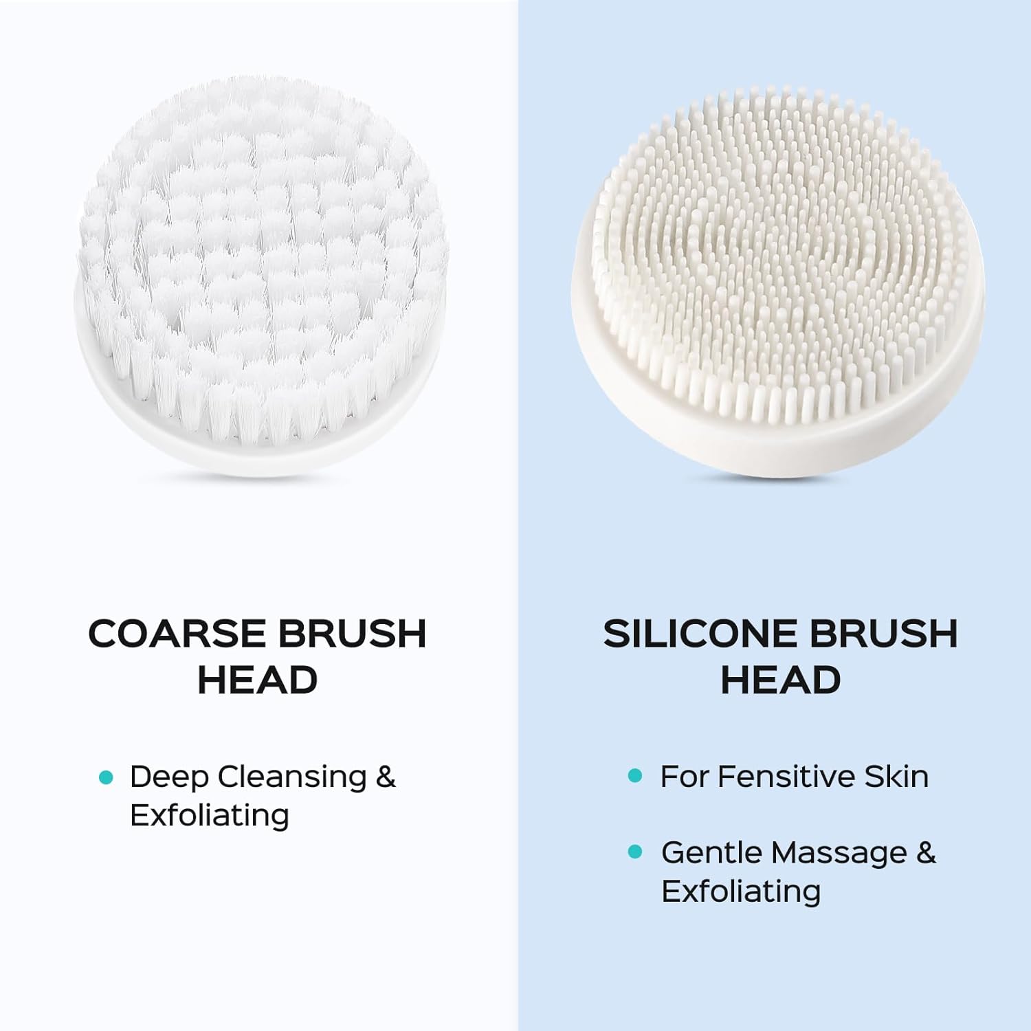 2-in-1 Silicone Facial Cleansing Brush – Waterproof