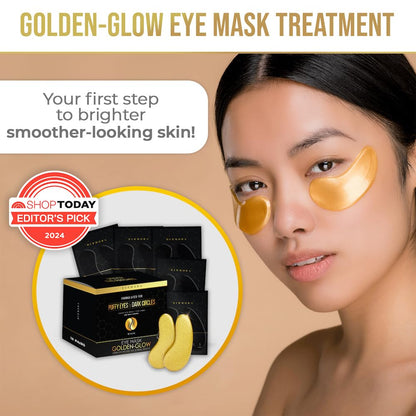 Golden Glow Eye Patches – 15 Pairs for Dark Circles 