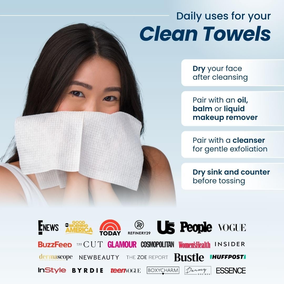 Clean Towels XL™ - 50 Ct Ultra Soft Wipes