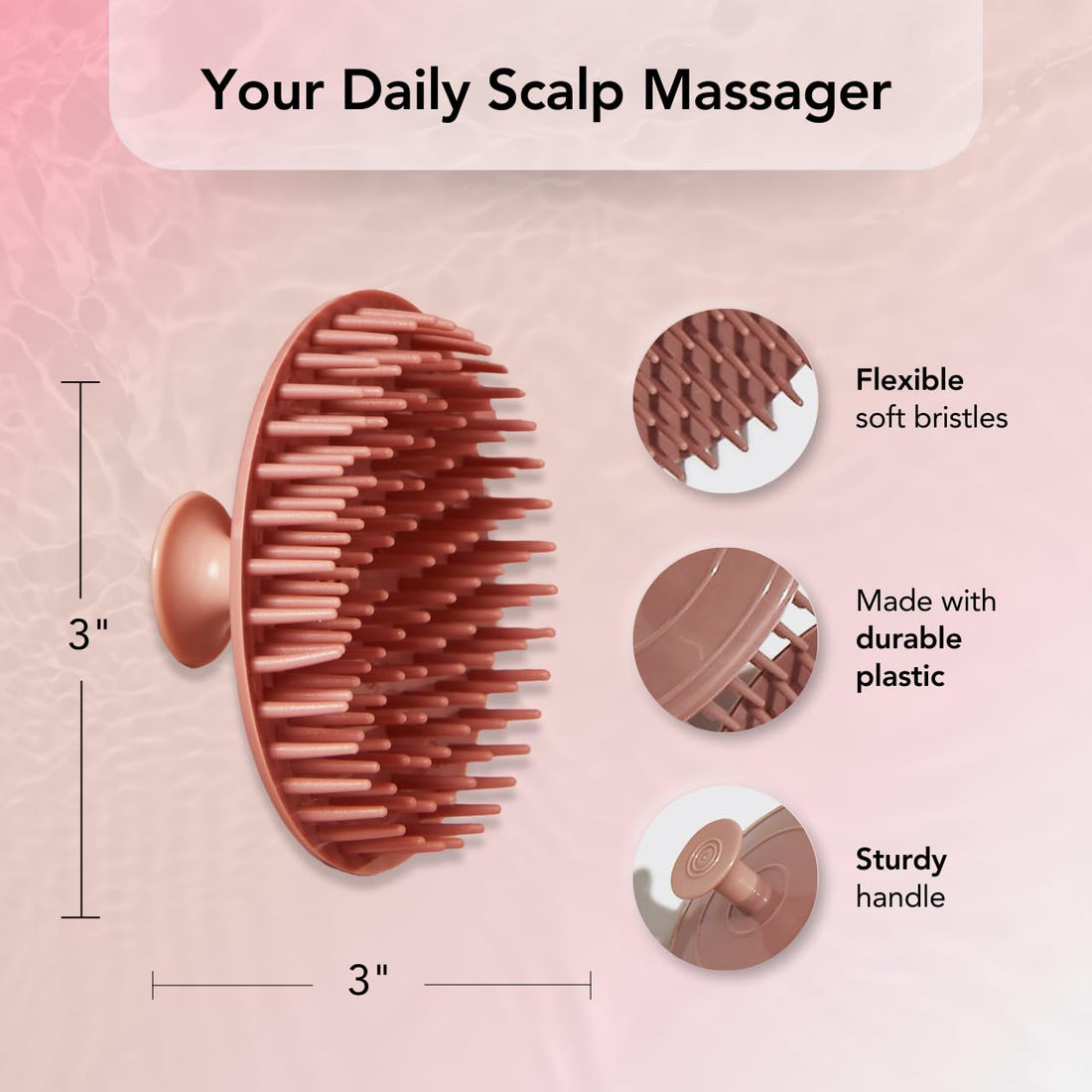 Scalp Massager &amp; Shampoo Brush for Hair Care