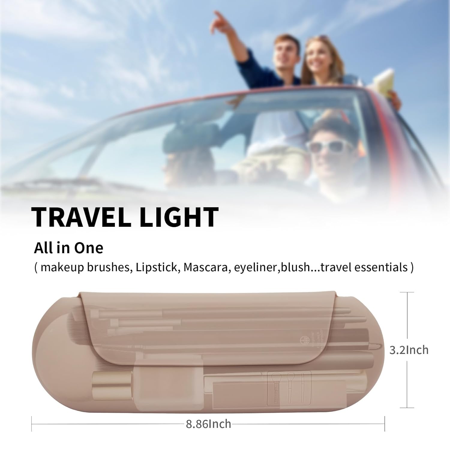Silicone Makeup Brush Holder – Travel  Magnetic 