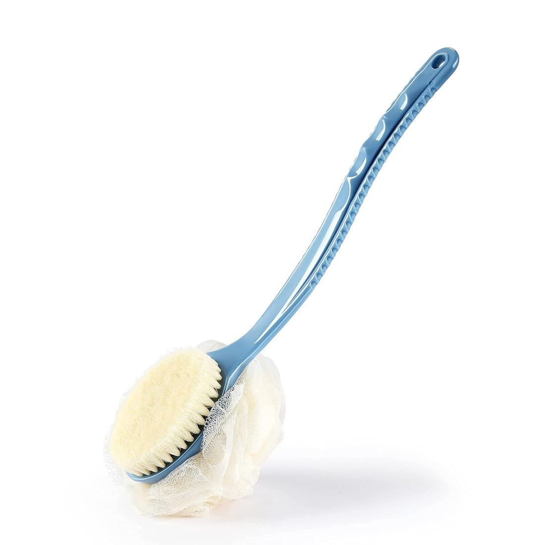 Shower Body Brush – Loofah &amp; Bristles, Back Scrubber