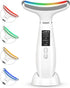 Red Light Therapy Face & Neck Massager – White