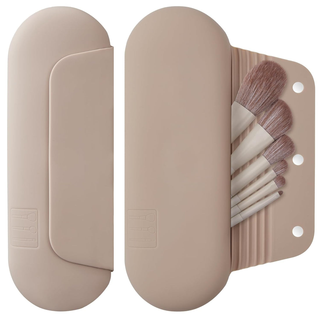 Silicone Makeup Brush Holder – Travel  Magnetic 