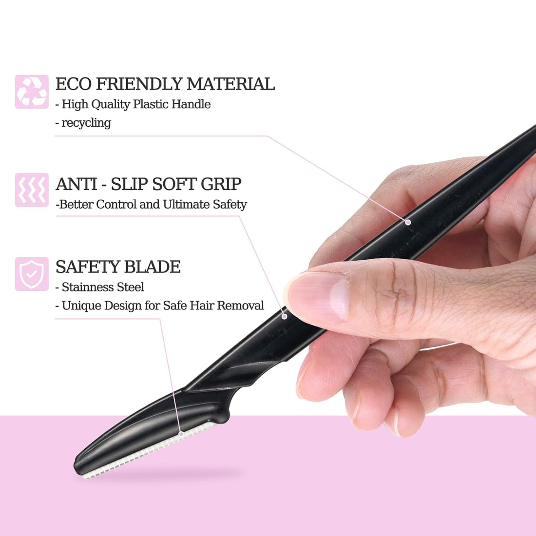 40Pcs Eyebrow Razors – Facial Hair Remover Kit