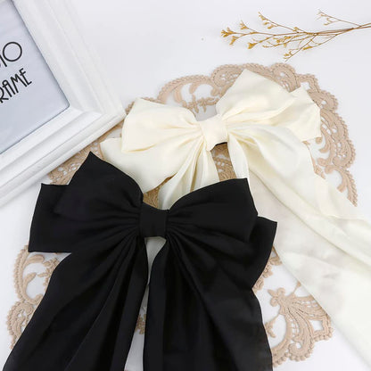 Silky Satin Hair Bows - 2 Pack