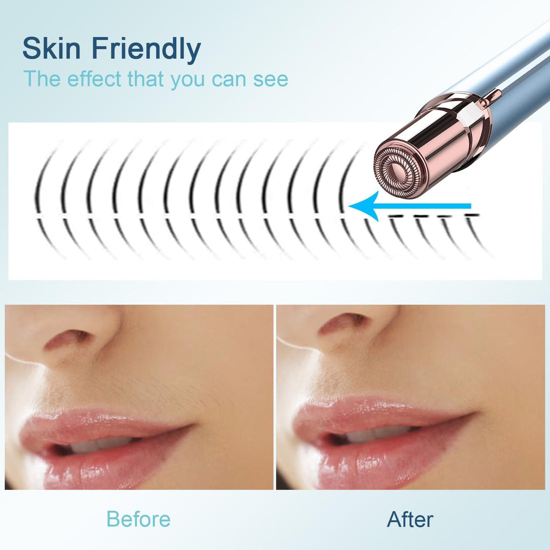 Facial Hair Remover for Women – Painless, USB