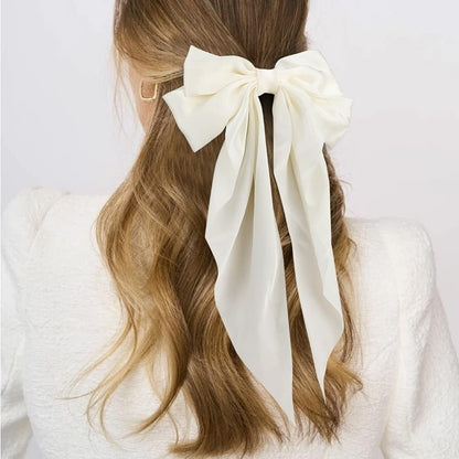 Silky Satin Hair Bows - 2 Pack