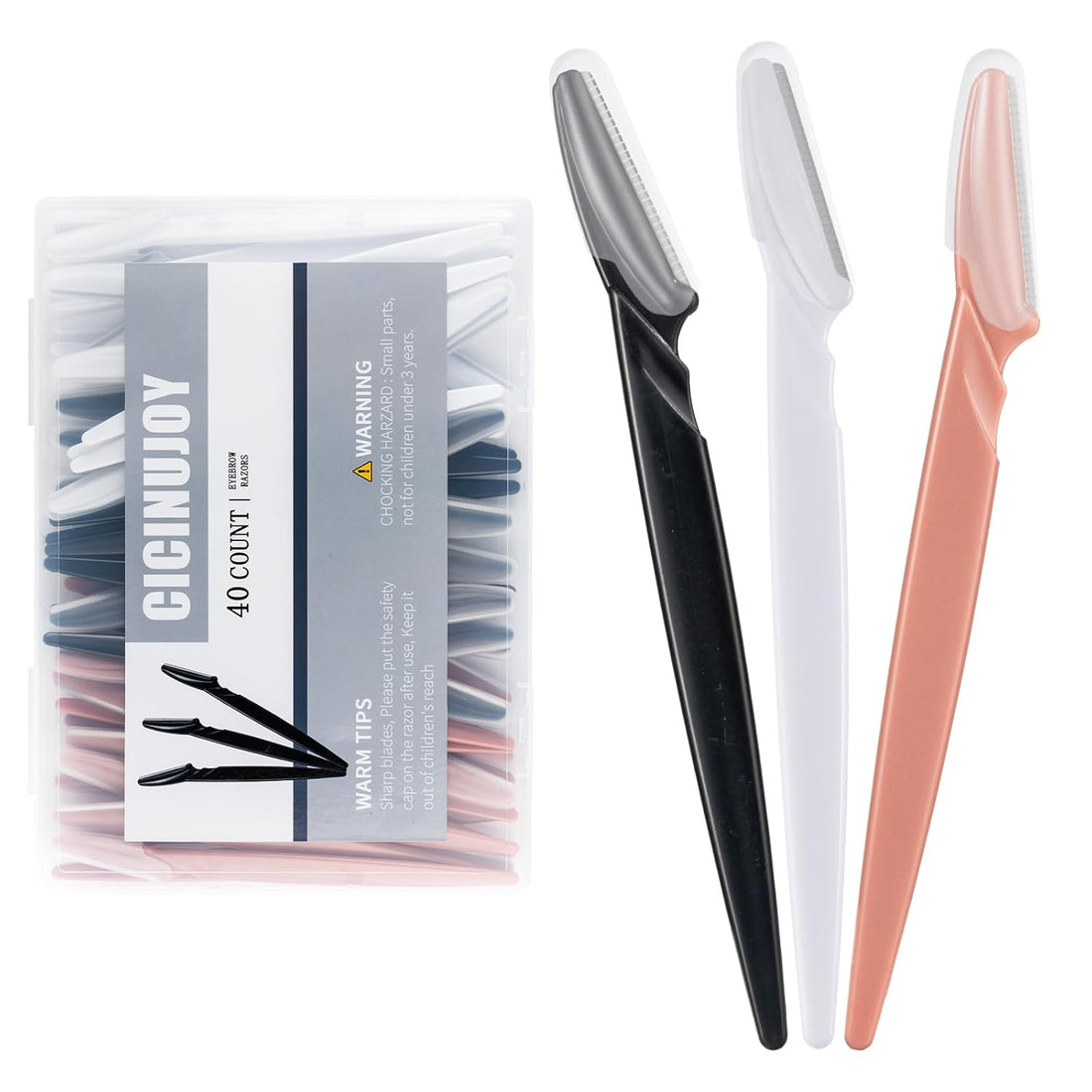 40Pcs Eyebrow Razors – Facial Hair Remover Kit