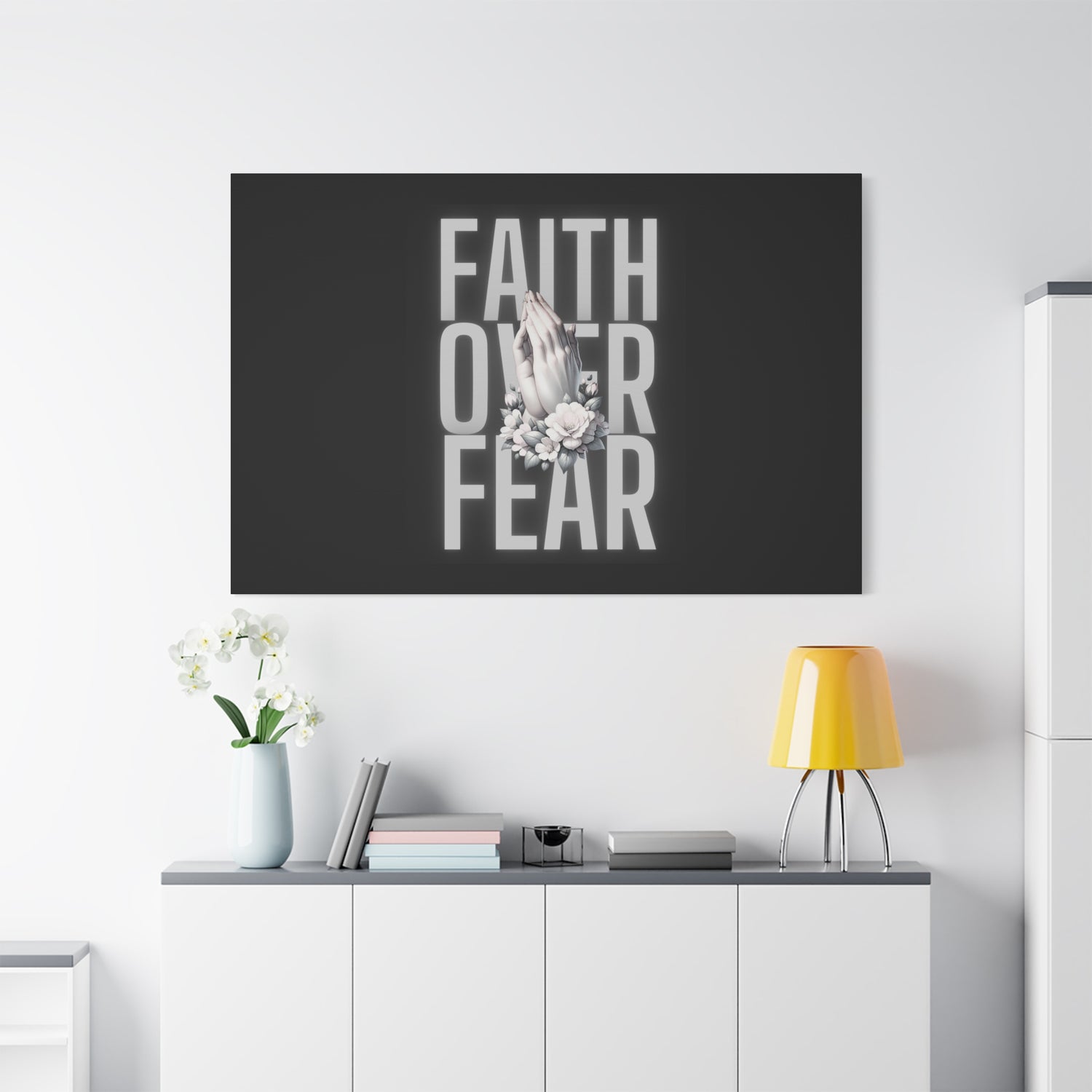 Faith over Fear Matte Canvas 1.25 in