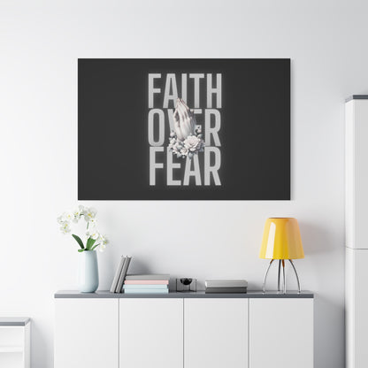 Faith over Fear Matte Canvas 1.25 in