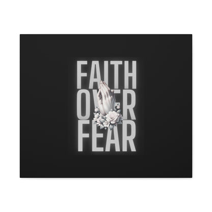 Faith over Fear Matte Canvas 1.25 in