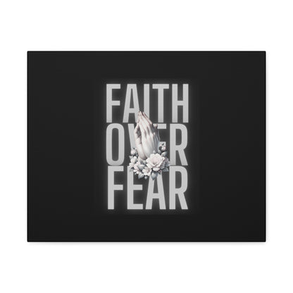 Faith over Fear Matte Canvas 1.25 in