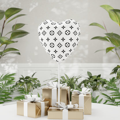 Luxury LV Balloon Round and Heart shaped 11 Inch