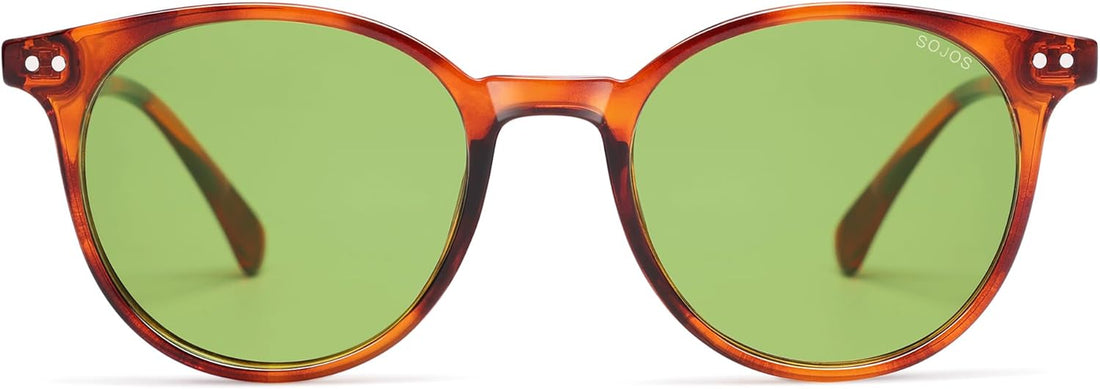 Small round Classic Polarized Sunglasses for Women Men Vintage Style UV400 Lens SJ2113