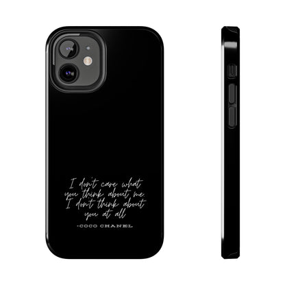 Chic Phone Cases, Fashionable Coco Chanel Quote Phone Case, Luxury Gift for Her, Designer Quote Phone Cover, Stylish Mobile Accessory