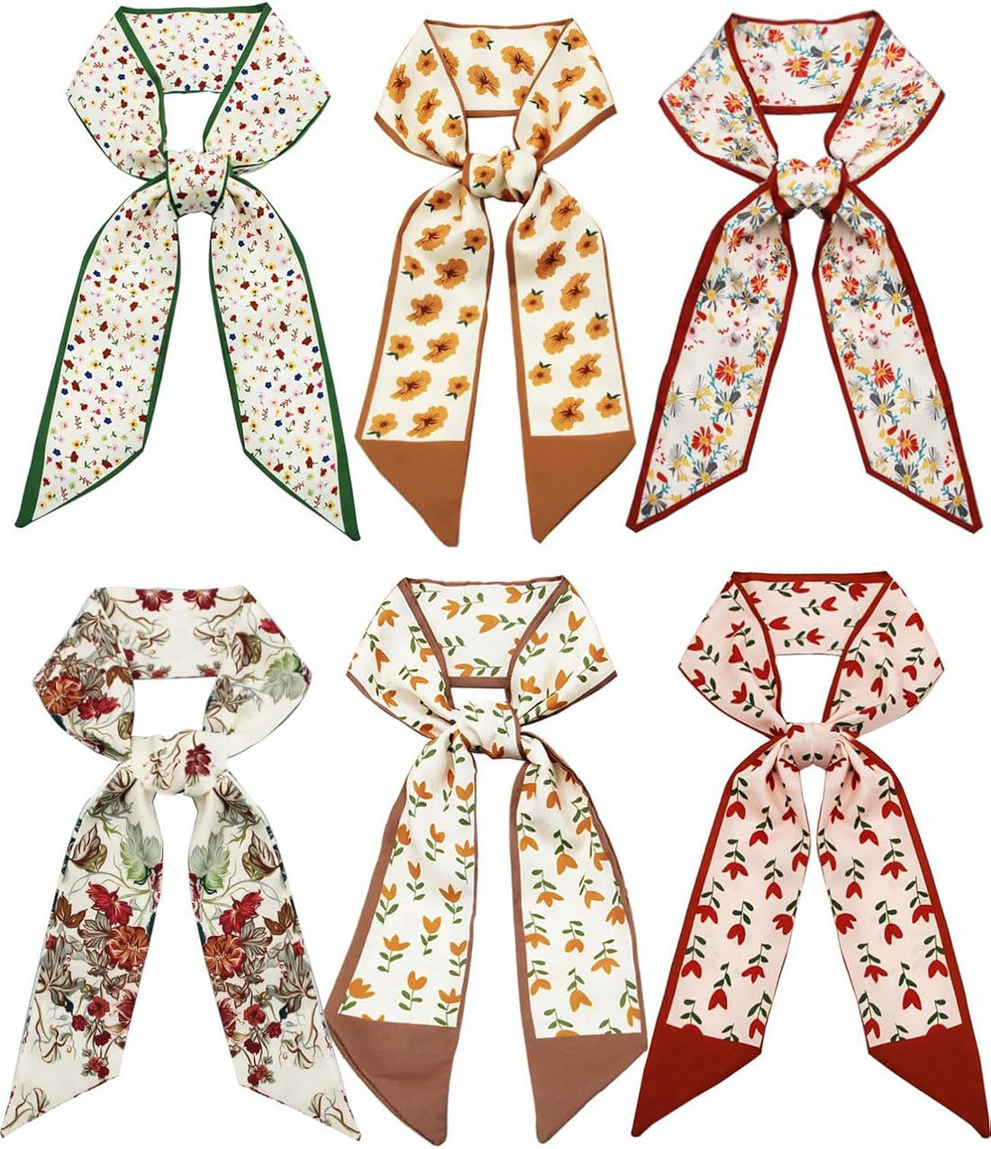 Purse Scarf Handbag Accessories – Lightweight Fashion Neck &amp; Handle Scarves