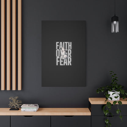 Faith over Fear Matte Canvas 1.25 in