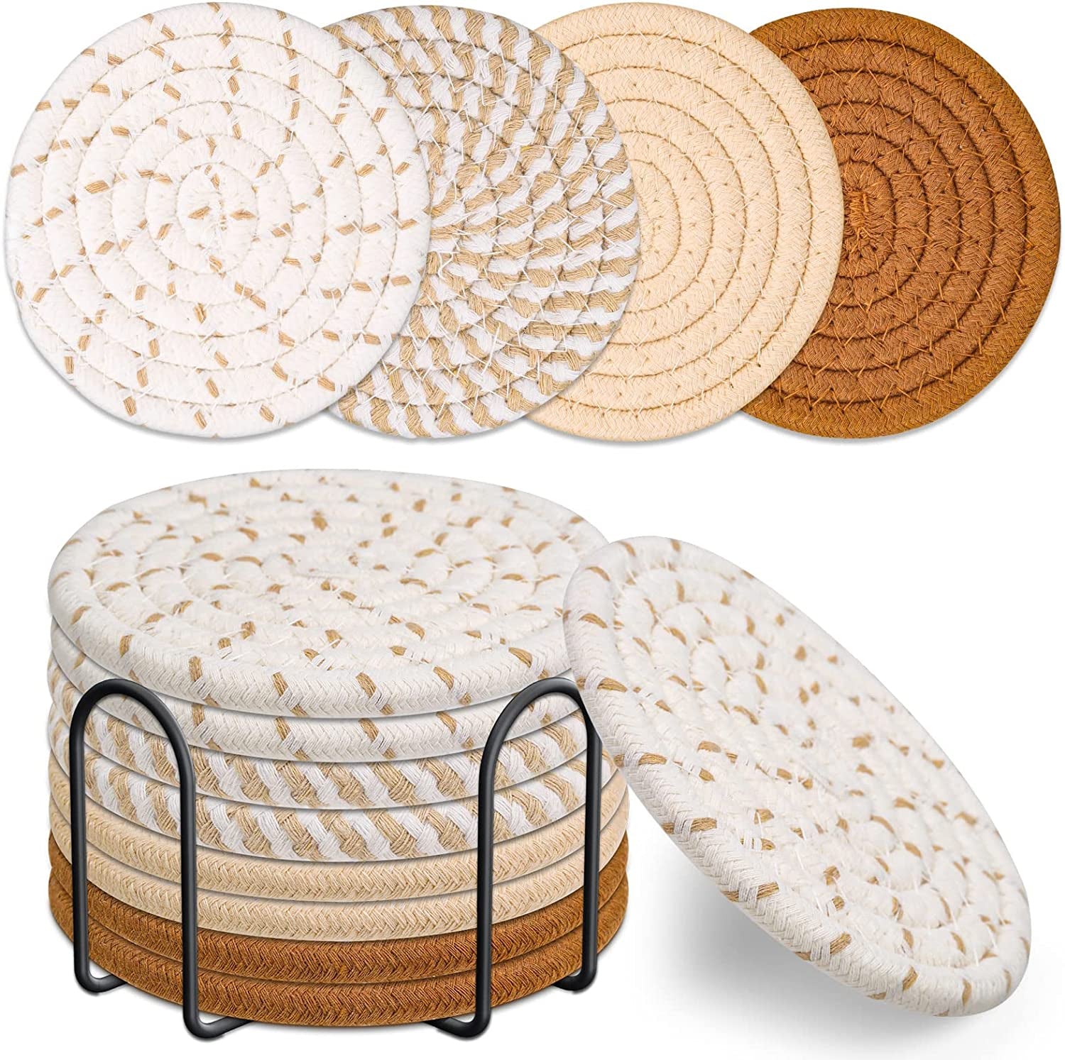 Absorbent Drink Coasters Set of 8