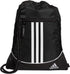 Alliance Drawstring Sackpack – Lightweight Small Gym Bag for Women & Men (Black)