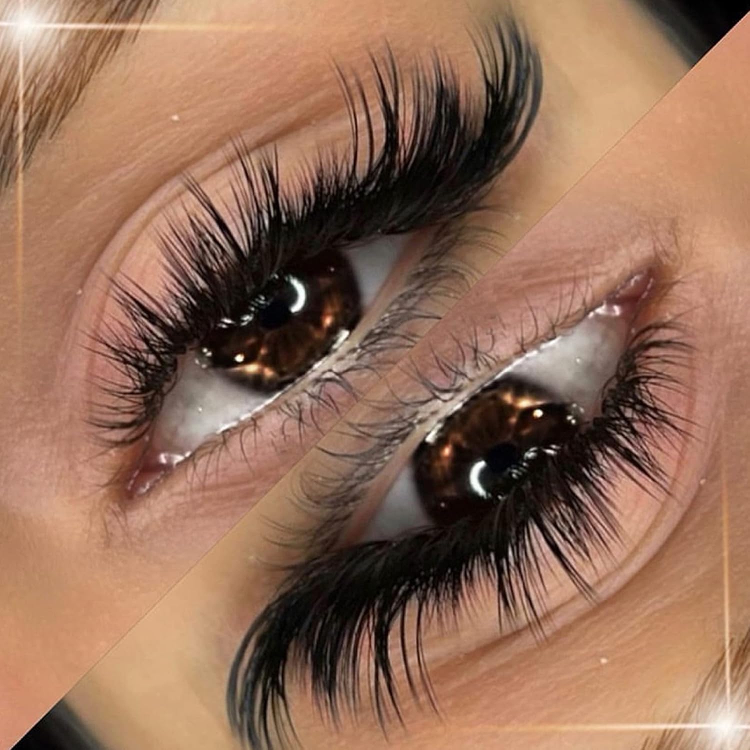 False Eyelashes Wispy Lashes Natural Look Fake