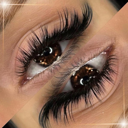 False Eyelashes Wispy Lashes Natural Look Fake