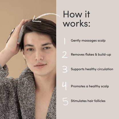 Exfoliator Brush Scalp – Dandruff &amp; Build-Up Remover