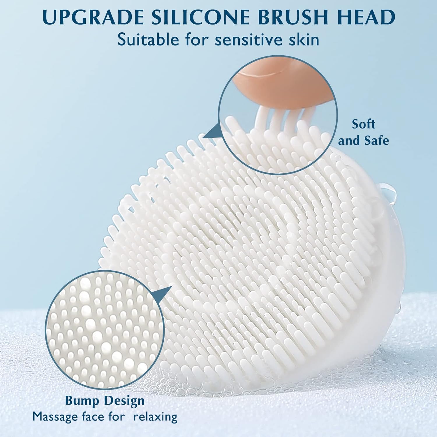2-in-1 Silicone Facial Cleansing Brush – Waterproof