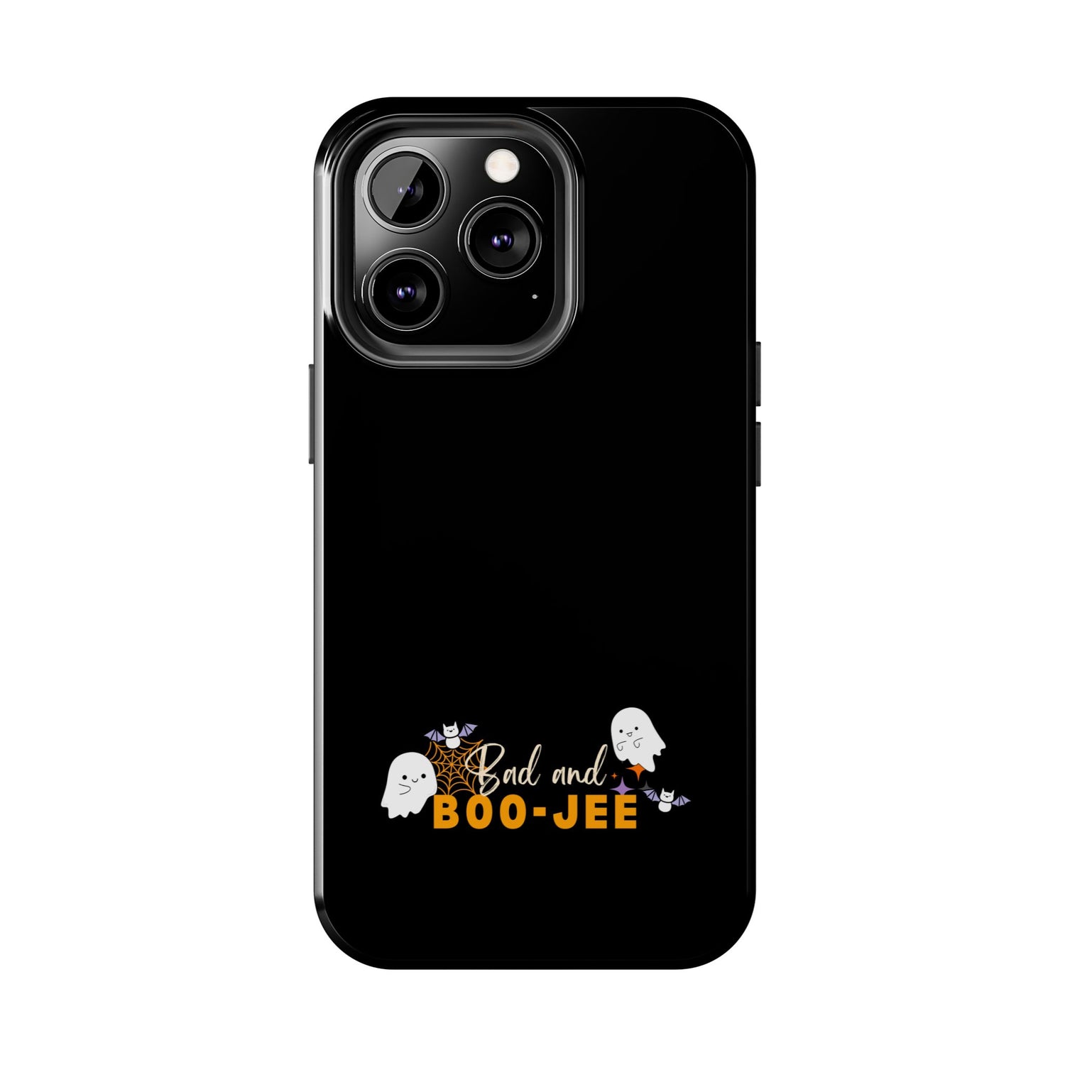 Bad and Boo jee Halloween Phone Case | Trendy &amp; Protective Case for Spooky Season Lovers