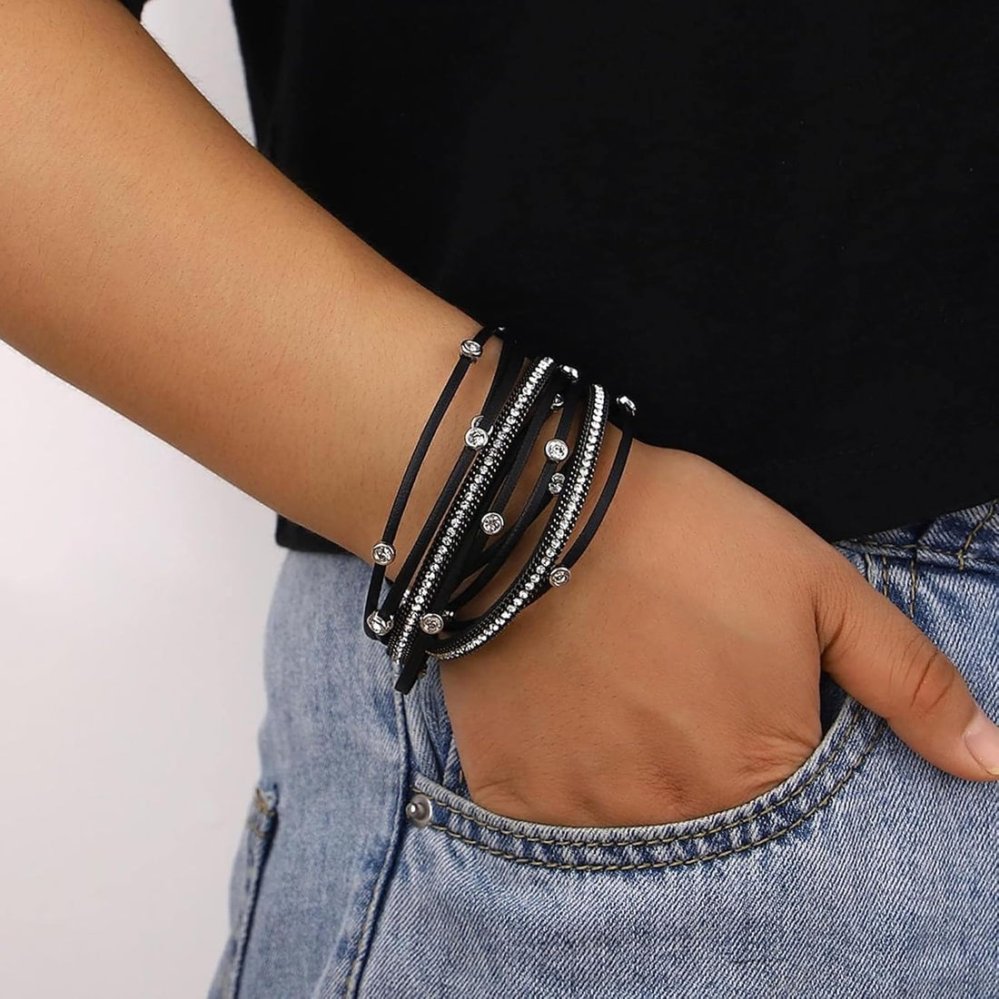 Leopard Boho Wrap Bracelet for Women