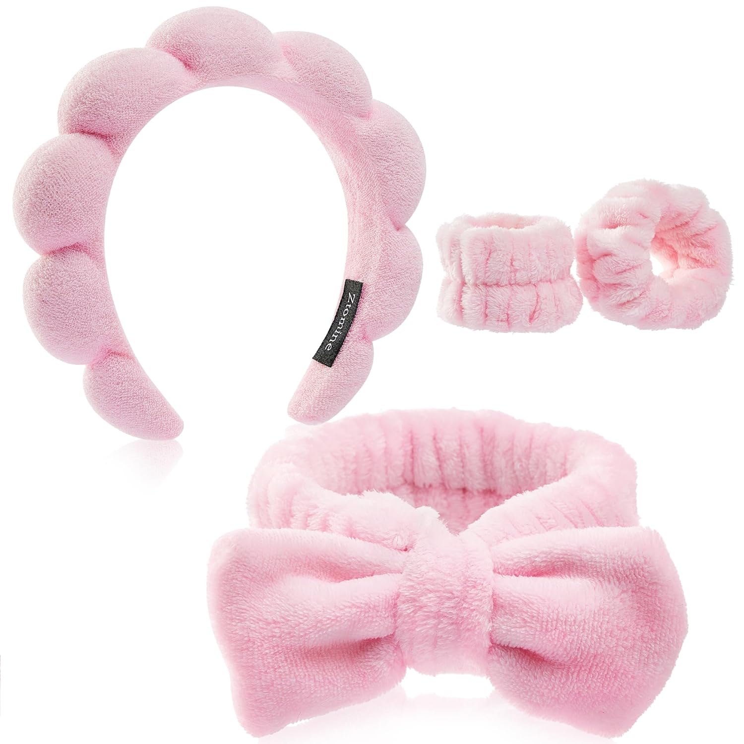 Spa Headband &amp; Wristband Set for Women