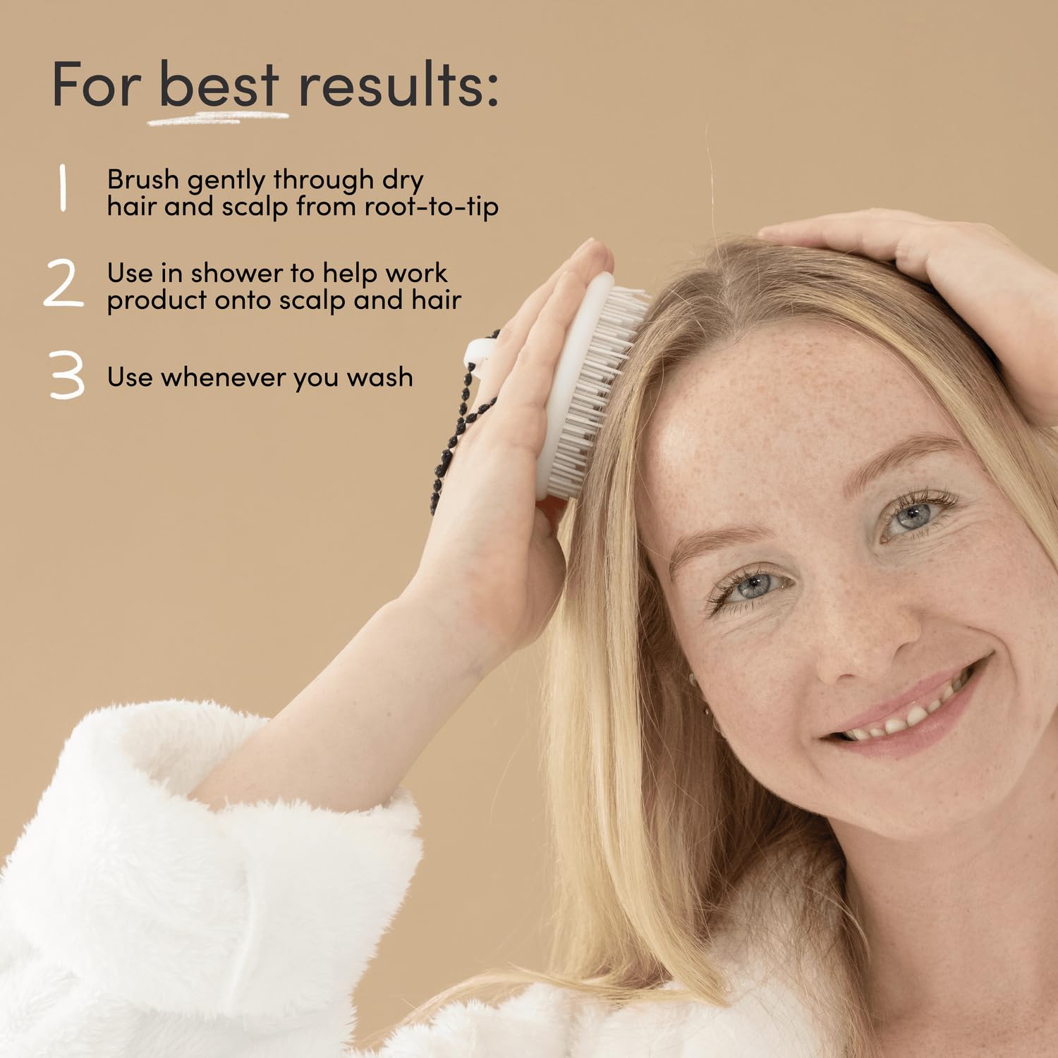 Exfoliator Brush Scalp – Dandruff &amp; Build-Up Remover