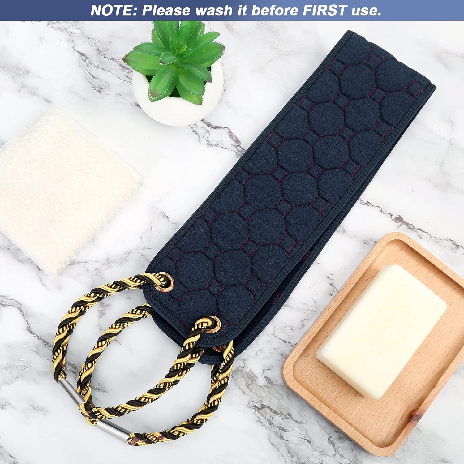 Exfoliating Back Scrubber – Double-Sided Shower