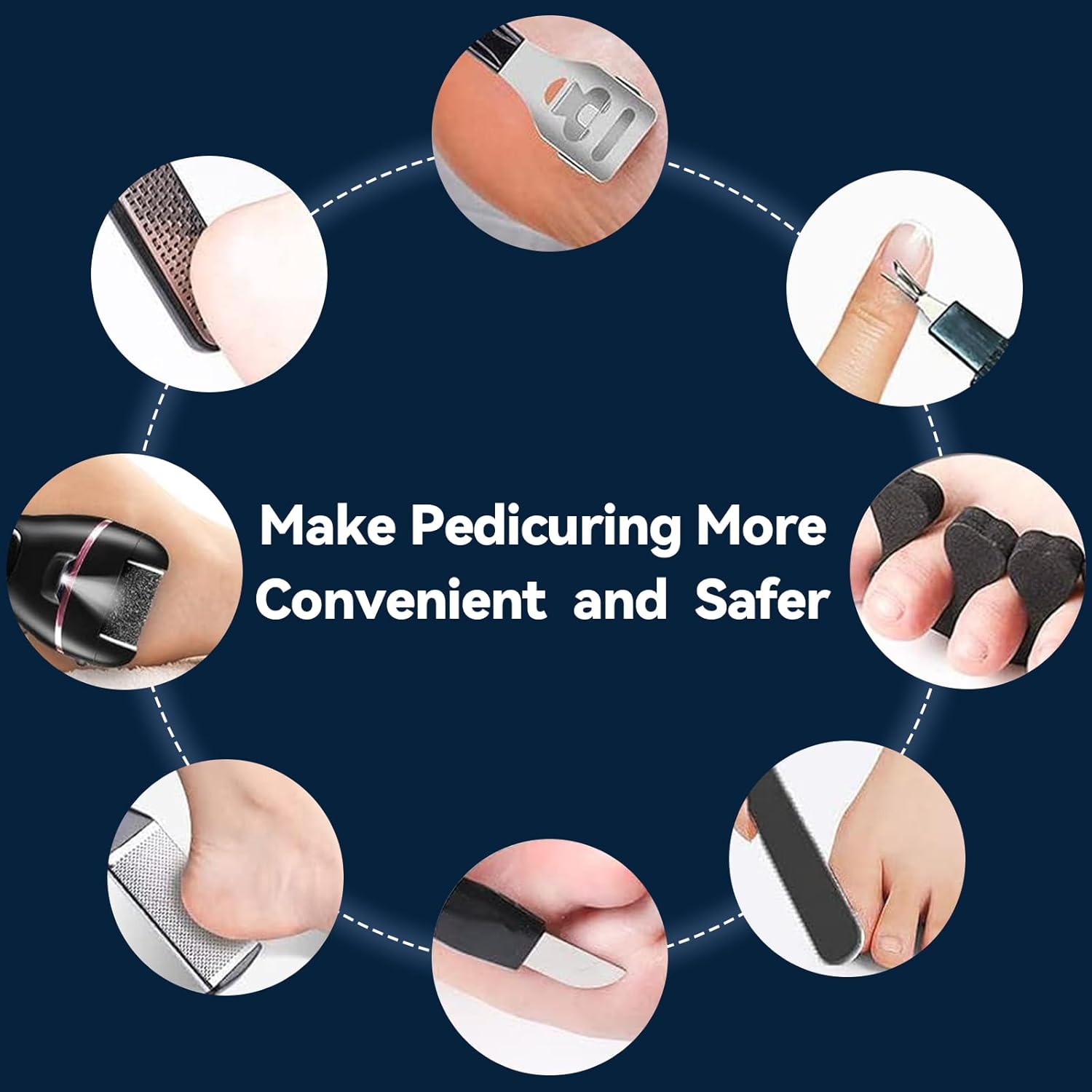 Electric Remover – 17-in-1 Pedicure Kit, Waterproof