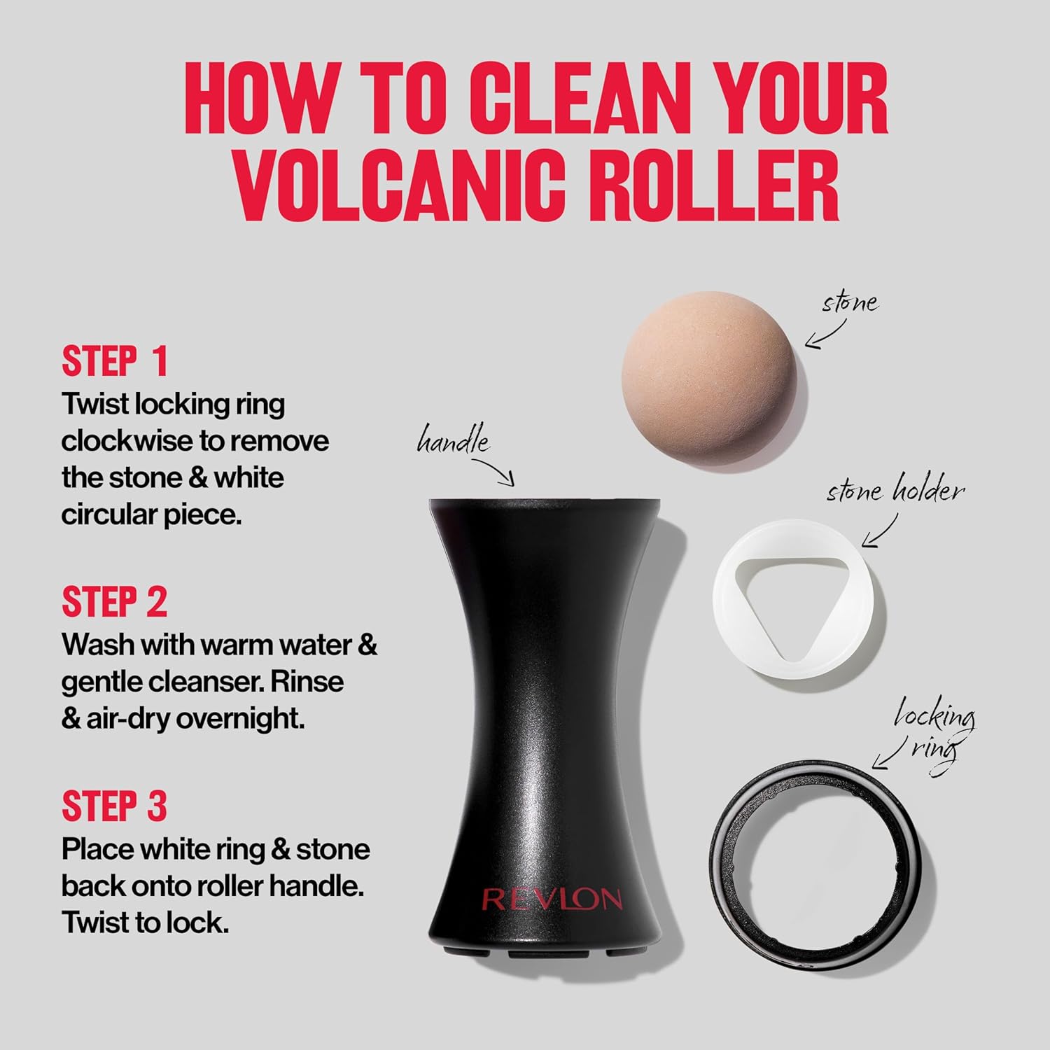 Volcanic Oil-Absorbing Face Roller  Skincare Tool