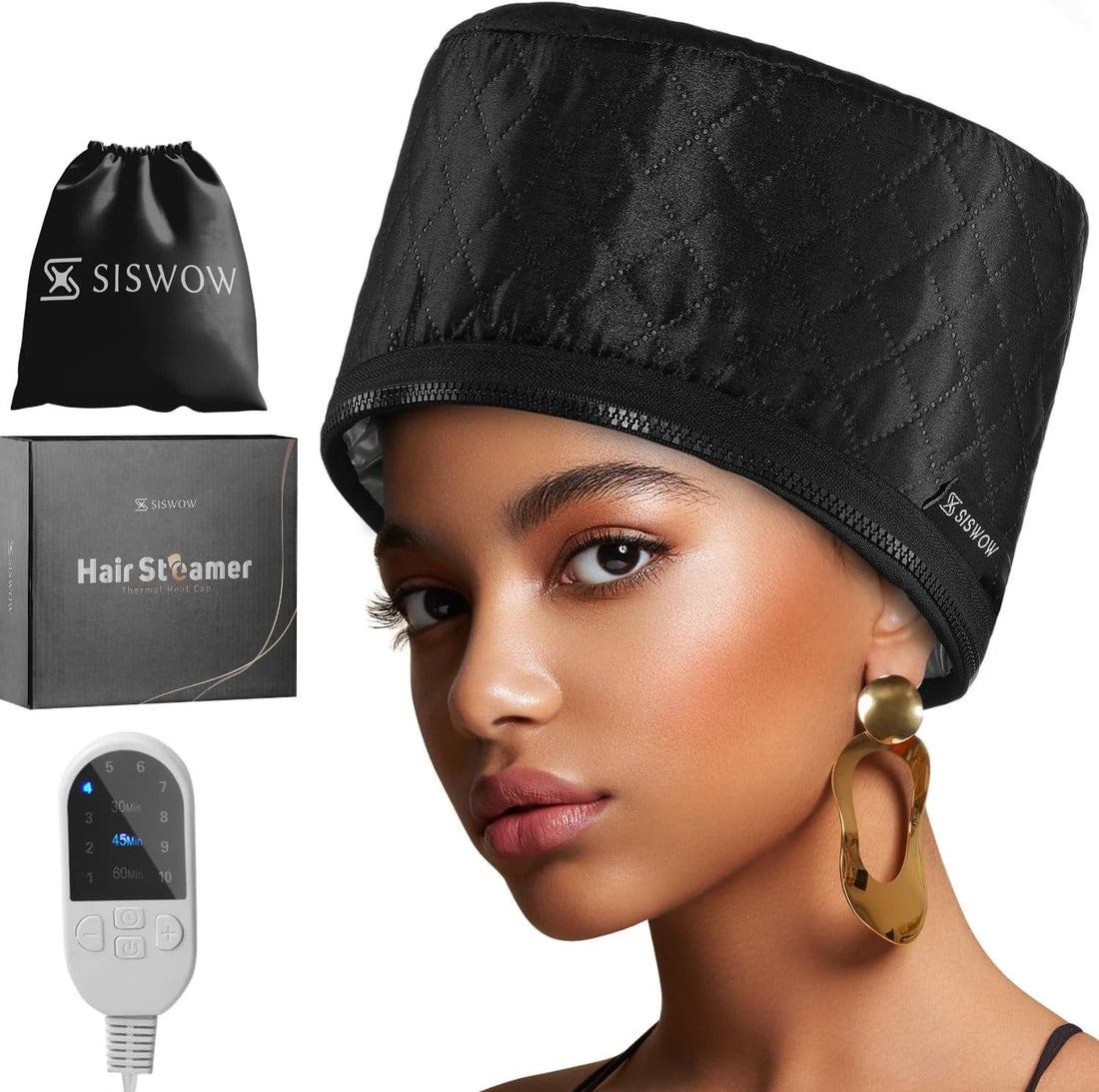 Hair Steamer  Deep Conditioning – 10 Heat Levels