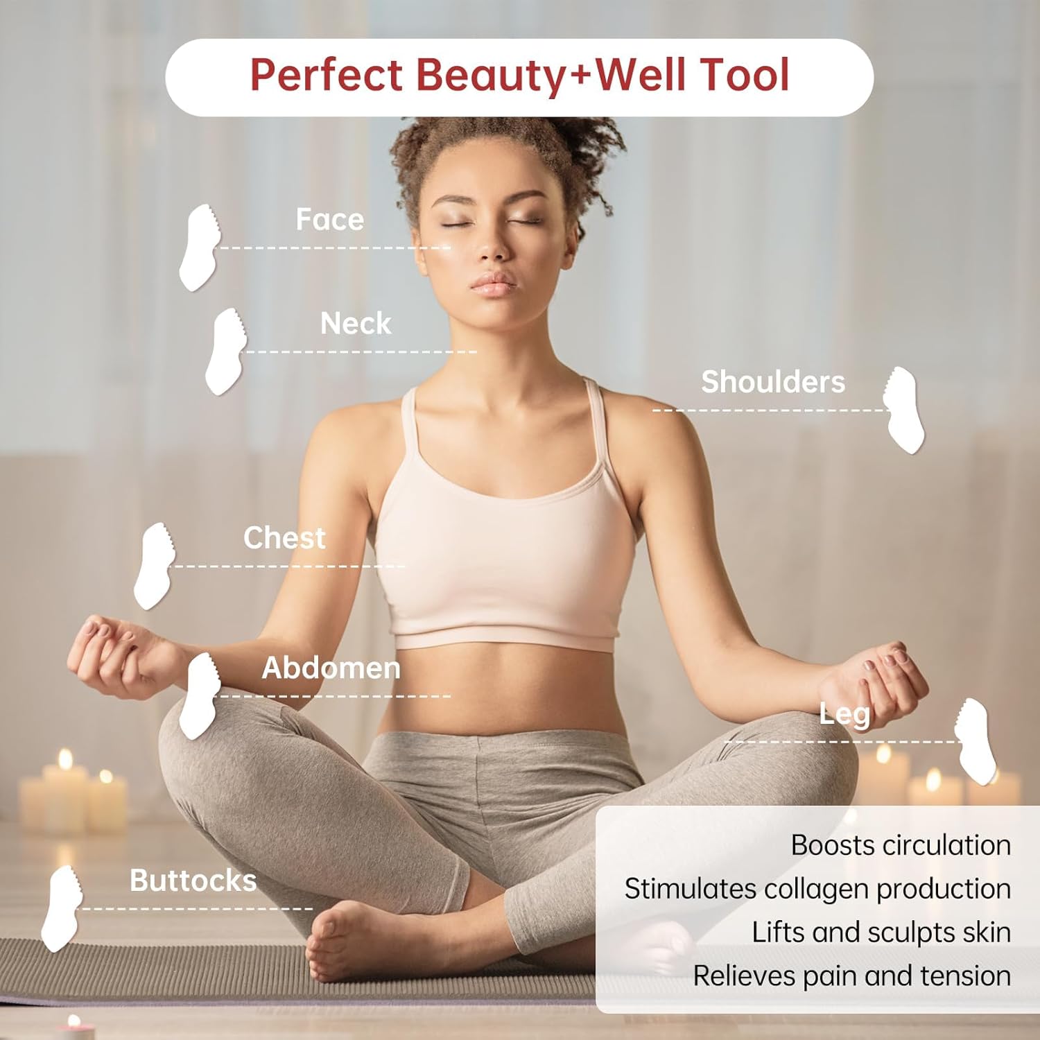 Stainless Steel Gua Sha Tool – Face Sculpting